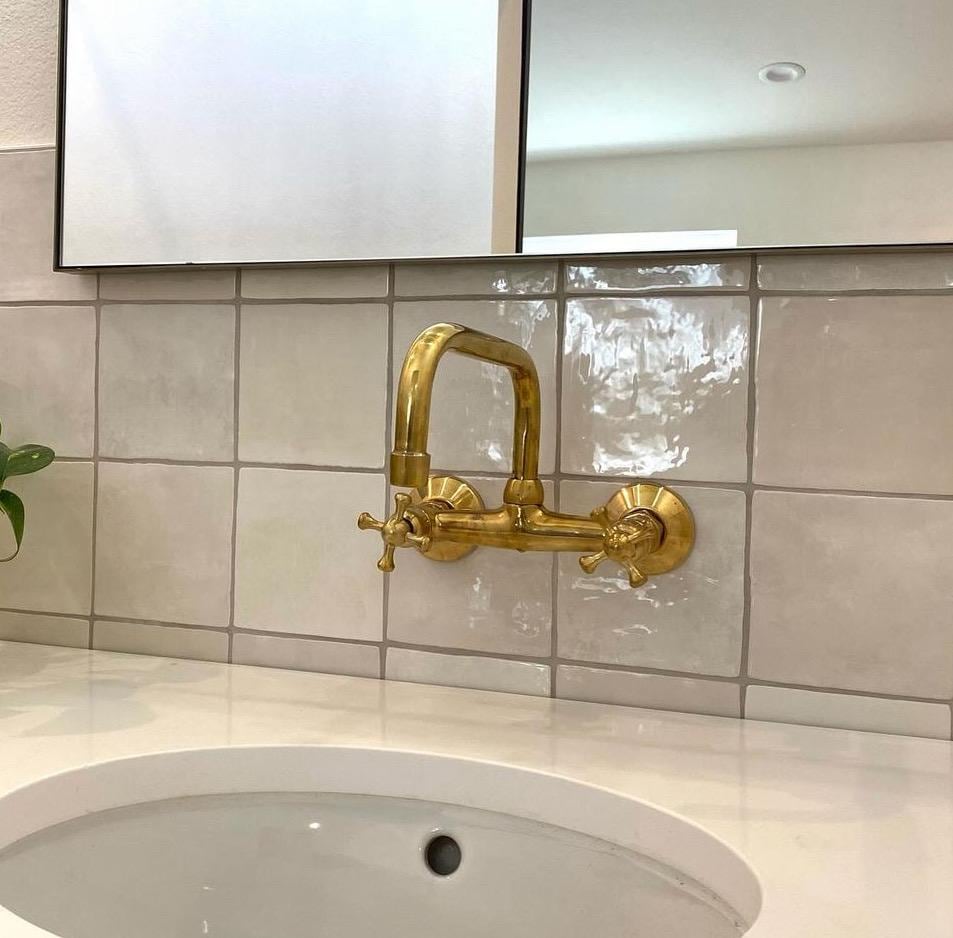 Wall Mount brass faucet Lavatory