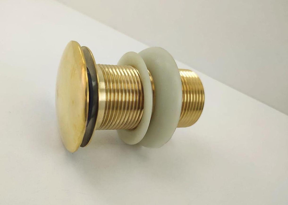 Brass Water Trap,Bathroom,Sink Drain,Decorative Drain,Sink Waste,Push-up-button,Pop-up-drain,Solid Brass Drain