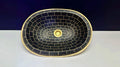 Black and gold Bathroom Sink