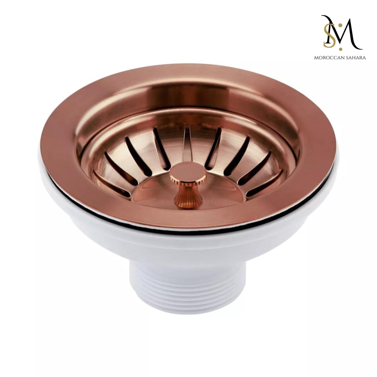 Handmade Copper Sink Strainer: Brass Kitchen & Bathroom Drain Stopper