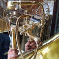 Unlacquered Brass Tub Filler