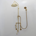 Unlacquered Brass Shower System