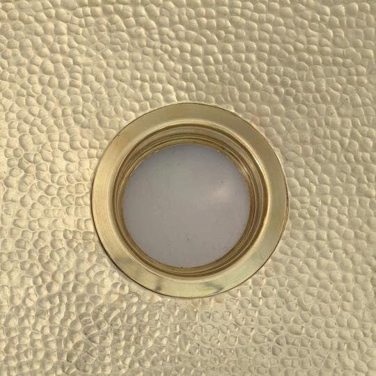 Unlacquered Solid Brass Kitchen Sink Drain Disposal Flange