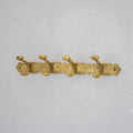 Solid Brass Clothes Hooks Holder, Handcrafted Wall Hooks Rack