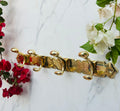Vintage Solid Brass Wall-Mounted Coat Hook – Antique Brass Towel & Robe Rack, Decorative Bathroom - Entryway Hook