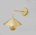 Brushed Brass Wall-Mounted Lamp, Entryway Wall Sconce Light, Wall Lighting Fixture