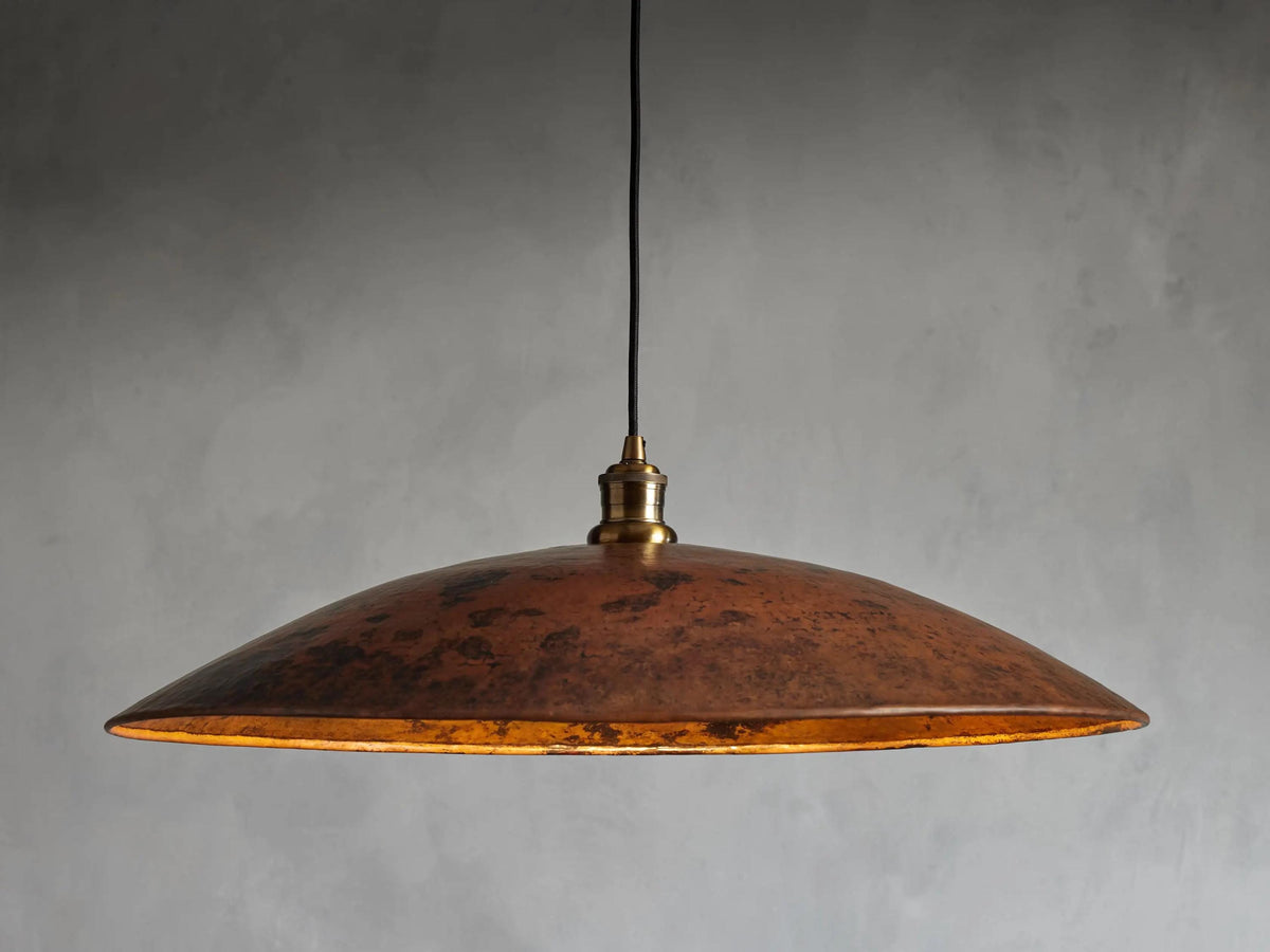 Hammered Copper Pendant Light.Dome Hanging Lamp.Handcrafted Copper Pendant Light,Island Hanging Light Fixture.Pendant La