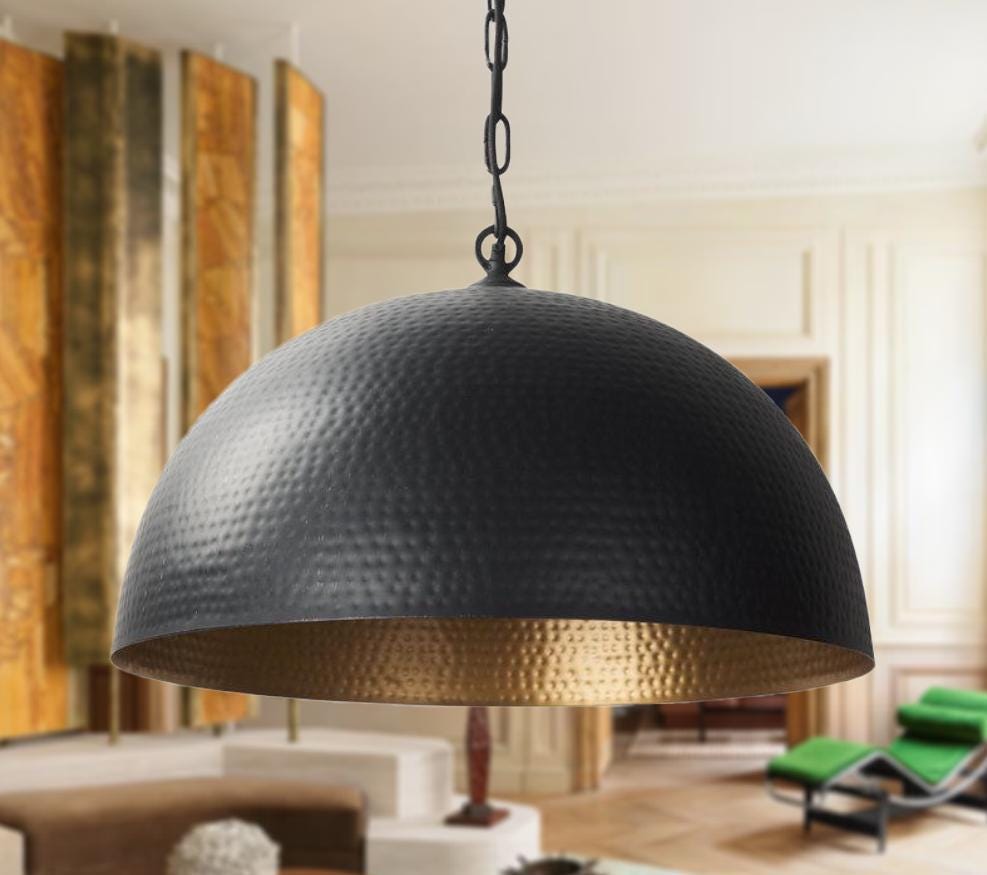 Vintage Dome-Style Copper Pendant Light, Handmade Lighting Fixture, Pendant Light, Lighting Fixture,Hanging Light.dome l