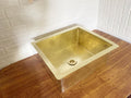 Solid Brass Undermount Sink, Hammered Kitchen Bar Sink, Unlacquered Brass Island Sink, Outdoor Brass Sink, Handmade Unde