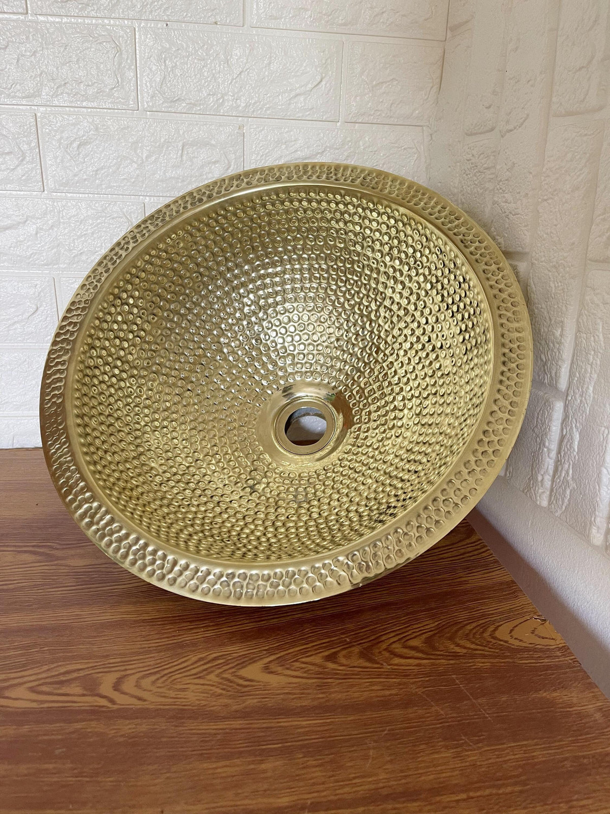 Hammered Brass Sink, Unlacquered Brass Bowl Sink, Bathroom Sink, Brass Waschbecken, Handmade Brass Vessel Sink, Round Ba