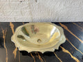 19" Antique Solid Brass Sink, Unlacquered Exposed Oval Bathroom Sink, Handmade Bathroom Vessel Sink, Unique Brass Bathro