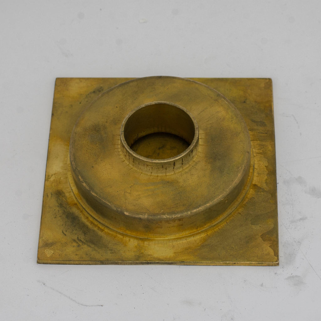 Solid Brass Square Shower Drain, Unlacquered