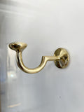 Brass Coat Rack, Handmade Wall-Mounted Coat Hooks, Brass Door and Bathroom Hooks, Unlacquered Brass Wall Hooks, Vintage 
