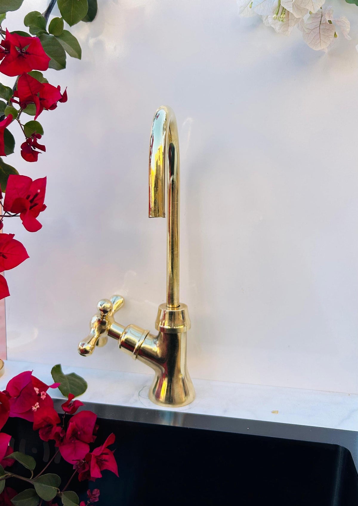Unlacquered Brass Cold Water,Single-Hole Cold Water Dispenser,Kitchen Water Filter Faucet Cold or Hot Water Faucet.Handm