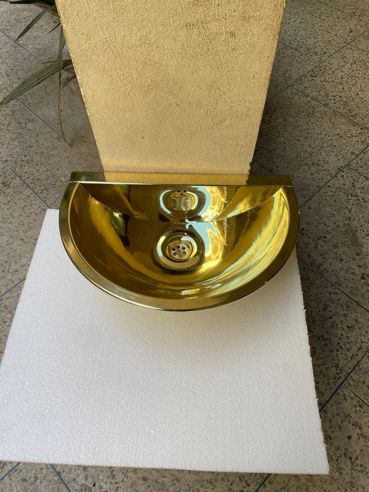 retro design double hammer pattern sink toilet brass Washing hands counter top sink