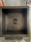 Artisan Hand-Hammered Brass Undermount Sink