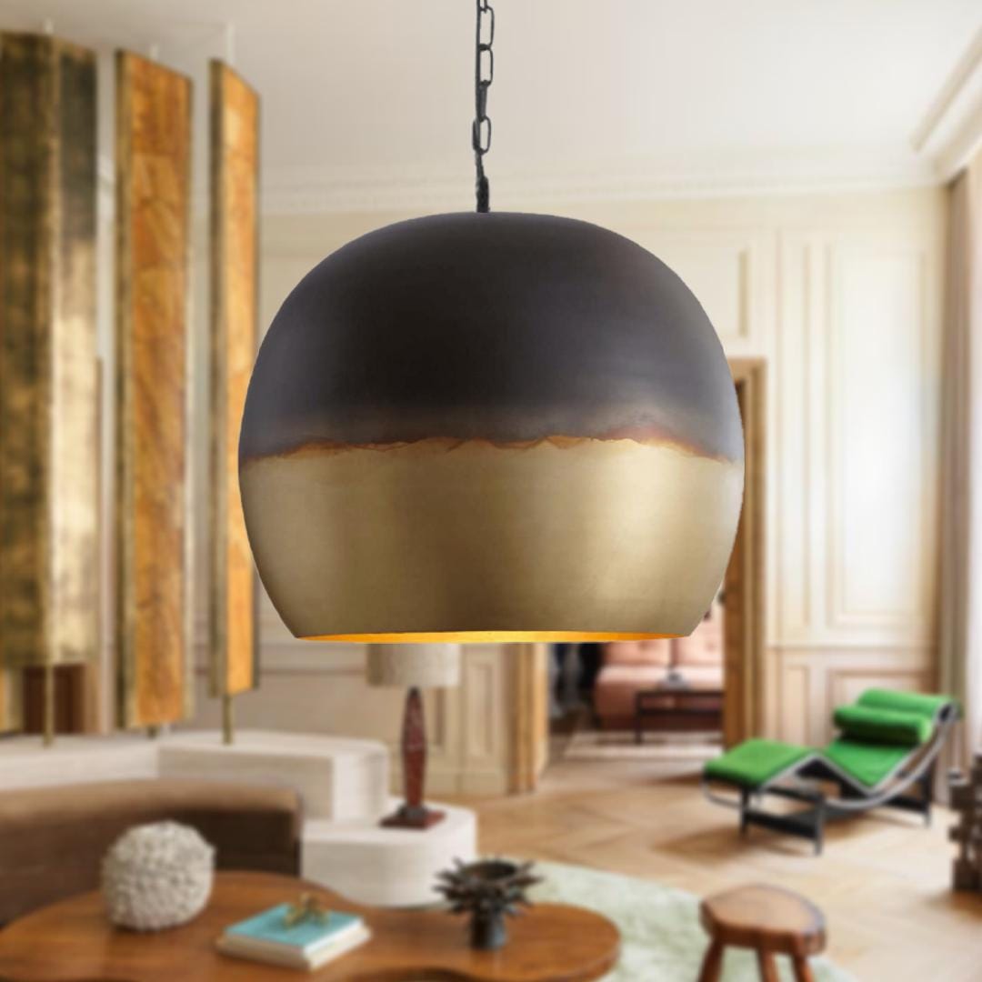 Vintage Dome-Style Copper Pendant Light, Handmade Lighting Fixture,Dome Pendant Light, Rustic .oxidized lamp,dome light