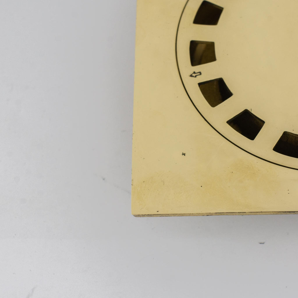Solid Brass Square Shower Drain, Unlacquered