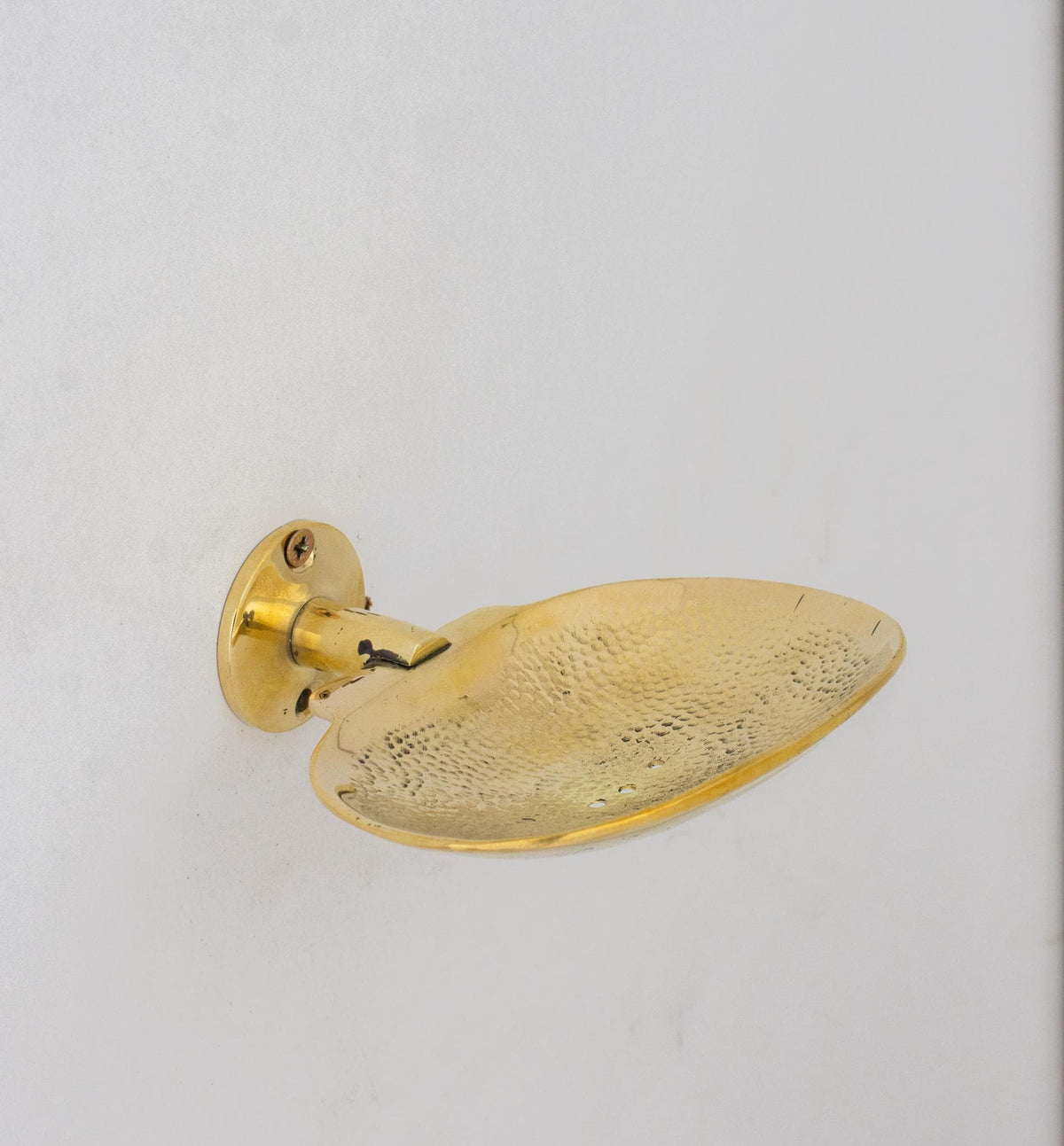 Solid Brass Wall Soap Holder, Handcrafted Soap Dish
