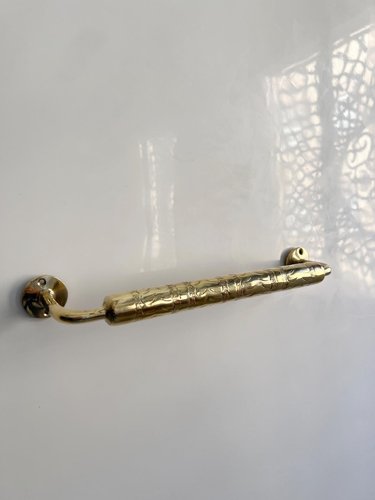 Handcrafted Unlacquered Brass Towel Bar, Bathroom Towel Holder, Solid Brass Towel Rack, Rustic Towel Rail, Handmade Bras