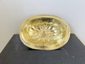19.3" Oval Brass Bathroom Sink, Drop-In Sink, Customizable Brass Kitchen Sink, Solid Brass Round Vessel Basin, Petal Etc