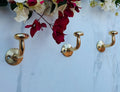 Unlacquered brass hooks Decorative, Wall-Mount Robe Hook for Bathroom, Entryway Hallway.brass hooks,Coat Hooks Rustic Wa