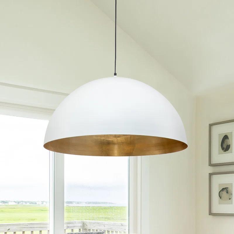 handmade Copper Dome Pendant Light, Stylish Hanging Light Fixture,Green Ceiling Light,Farmhouse Pendant Fixture.dome lig