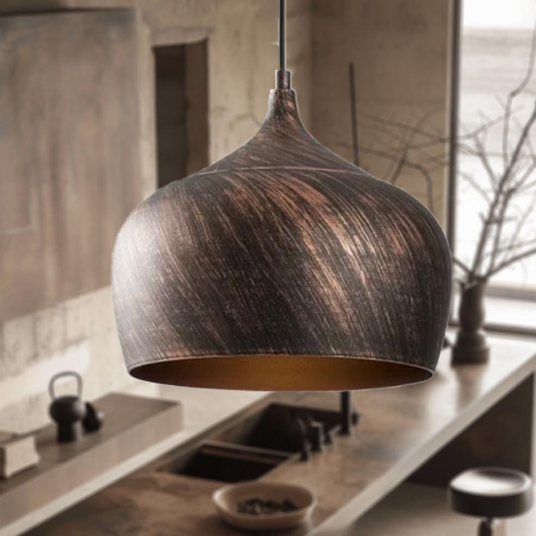 Exquisite Copper Dome Pendant Light, Stylish Hanging Light Fixture, Ceiling Light,Farmhouse Pendant Fixture.dome light.o