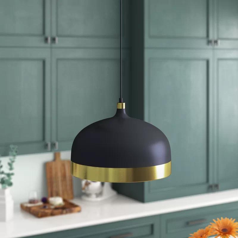 handmade Pendant Light, Dome Ceiling Light,Solid Rustic Copper Farmhouse Island Light,black Pendant Lamp,Copper Lamp.dom