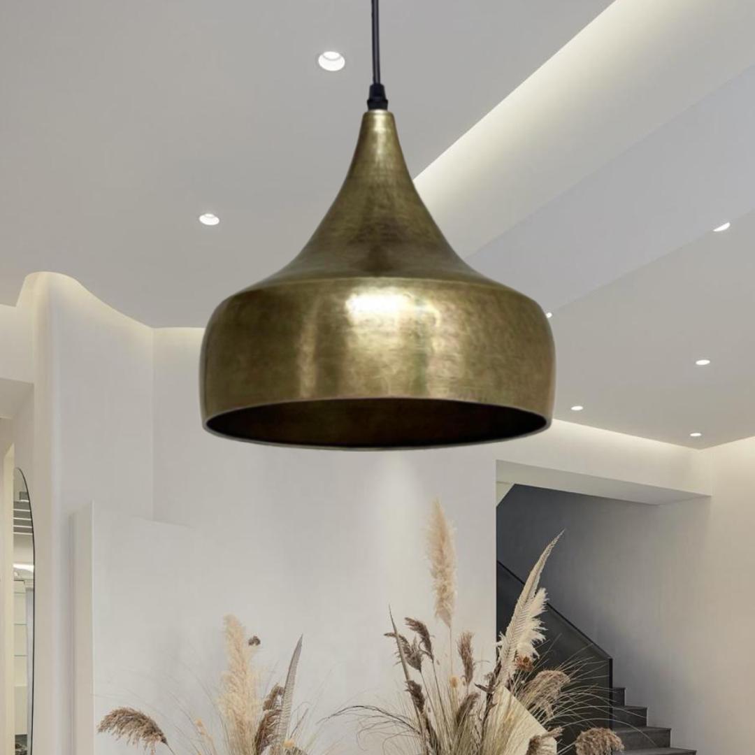 Artisanal Oxidized Copper Dome Pendant Light, Stylish Hanging Light Fixture,Green Patina.Ceiling Light.dome light.oxidiz