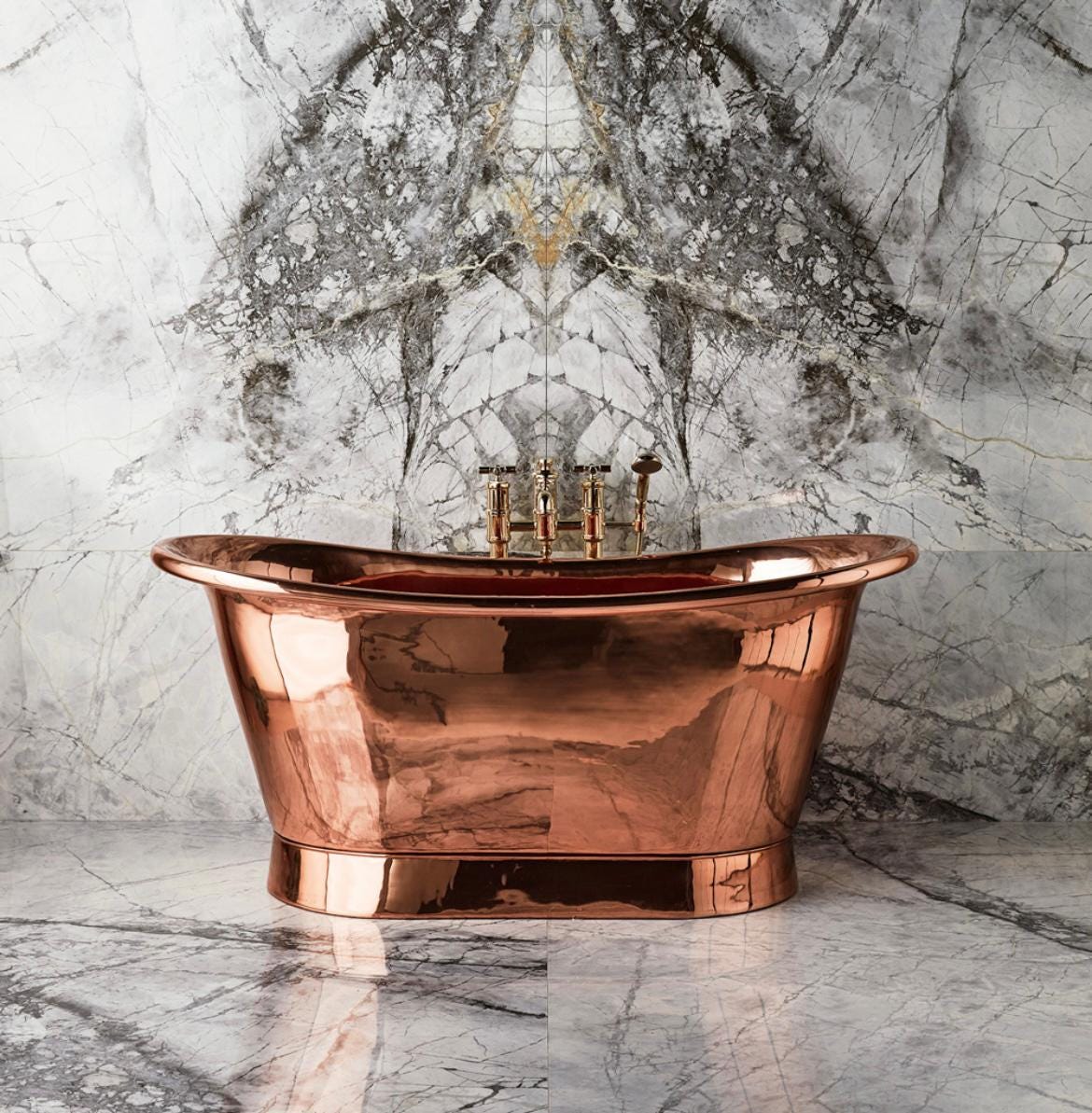 Antique bathtub.Copper Slipper Bath,Bathroom bathtub.Solid Copper 100% Copper Handmade Bathtub. Luxurious Bathrooms.Copp