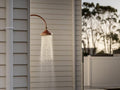 Unlacquered Solid Copper Rain Shower Head, Large Round Handcrafted Vintage Showerhead, Works Outdoor