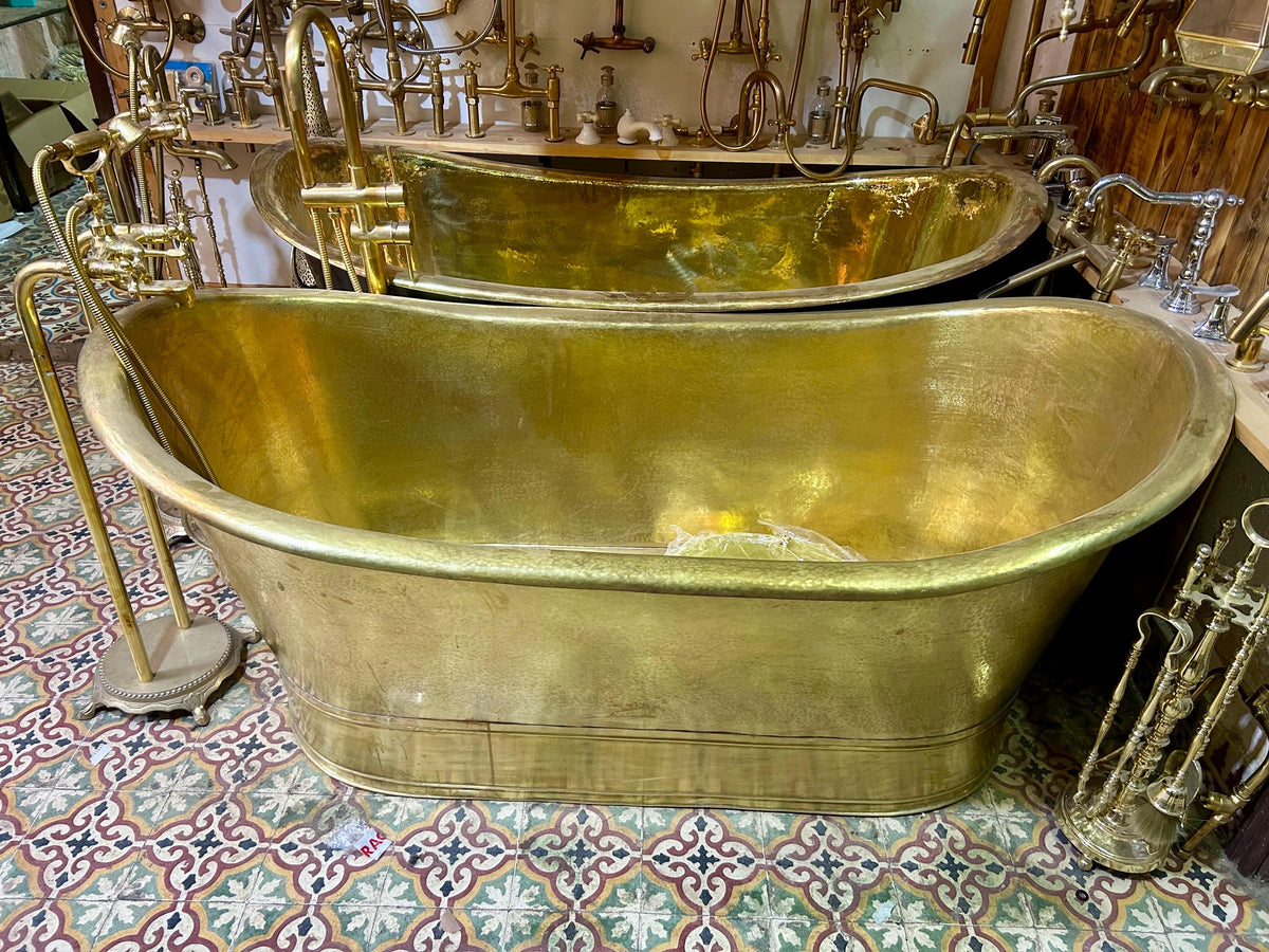 Antique bathtub.brass Slipper Bath,Bathroom bathtub.Solid brass. 100% brass. Handmade Bathtub. Luxurious Bathrooms.Coppe