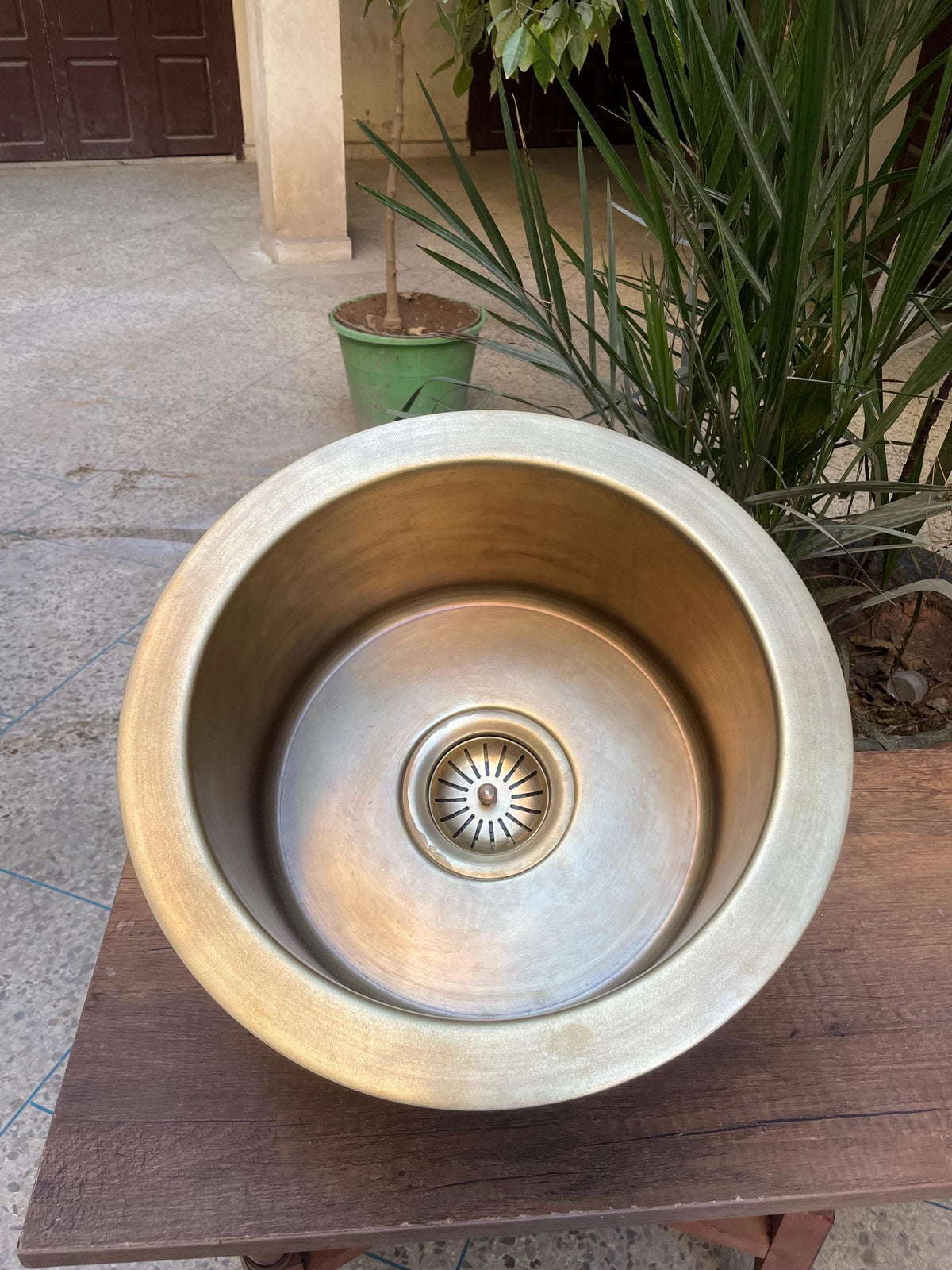 Handcrafted Brass Bar Sink