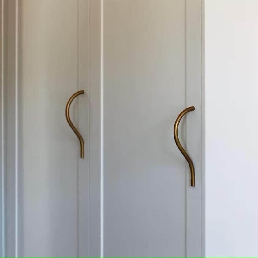 Curved Arch Brass Cabinet Handles - Elevate Your Space