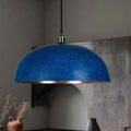 Copper Pendant Light,Elegant Patina Copper Pendant Light,Handcrafted Rustic Hanging Lamp.Patina Dome Ceiling Lamp.oxidiz