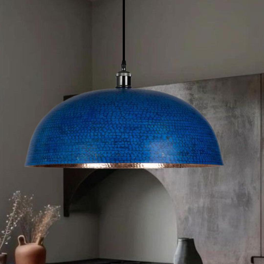 Copper Pendant Light,Elegant Patina Copper Pendant Light,Handcrafted Rustic Hanging Lamp.Patina Dome Ceiling Lamp.oxidiz