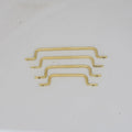 4-Pack Brass Dresser Pulls, Brass Drawer Pulls, Cabinet Pulls, Brass Handles, Closet Handles