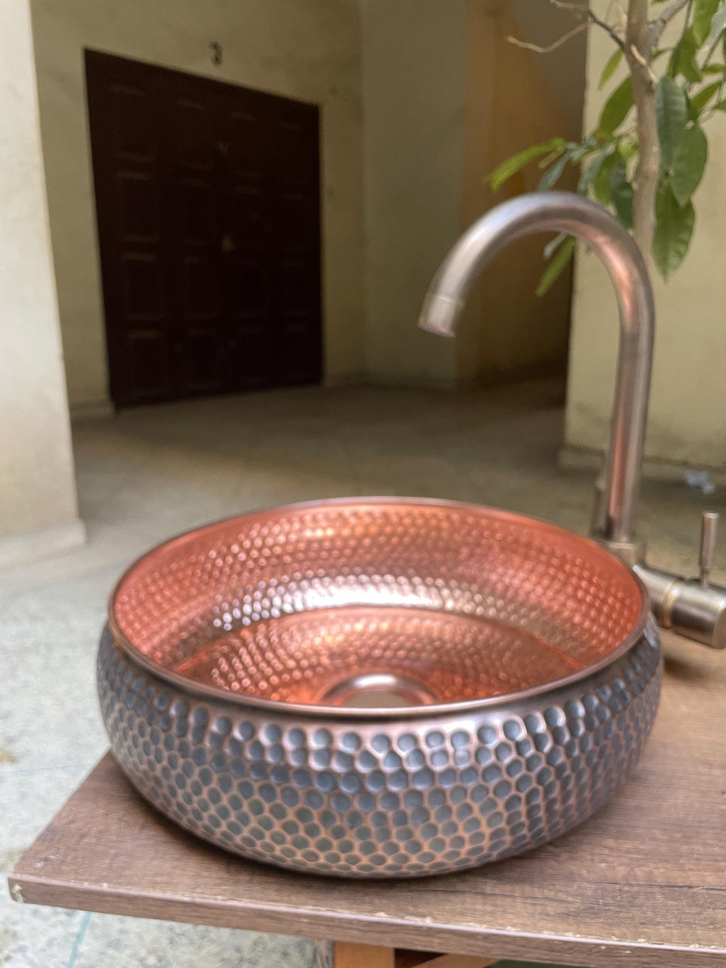 Unlacquered Copper Kitchen Sink