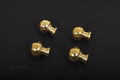 Handmade Unlacquered Brass Kitchen Cabinet Knobs