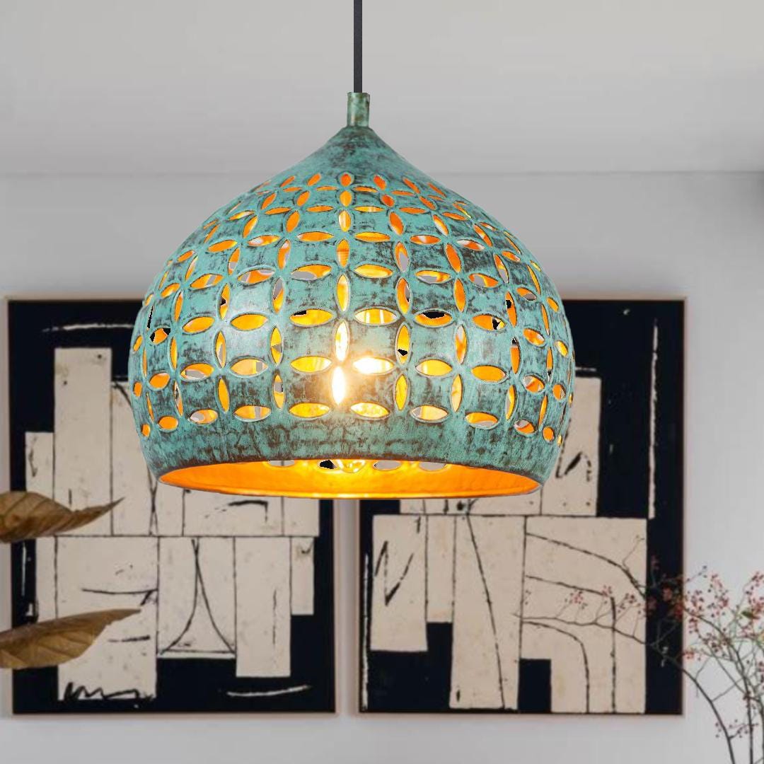 Dome Copper Pendant Light, Handmade Lighting Fixture,Dome Pendant Light, Rustic Lighting Fixture,Hanging Light,dome ligh