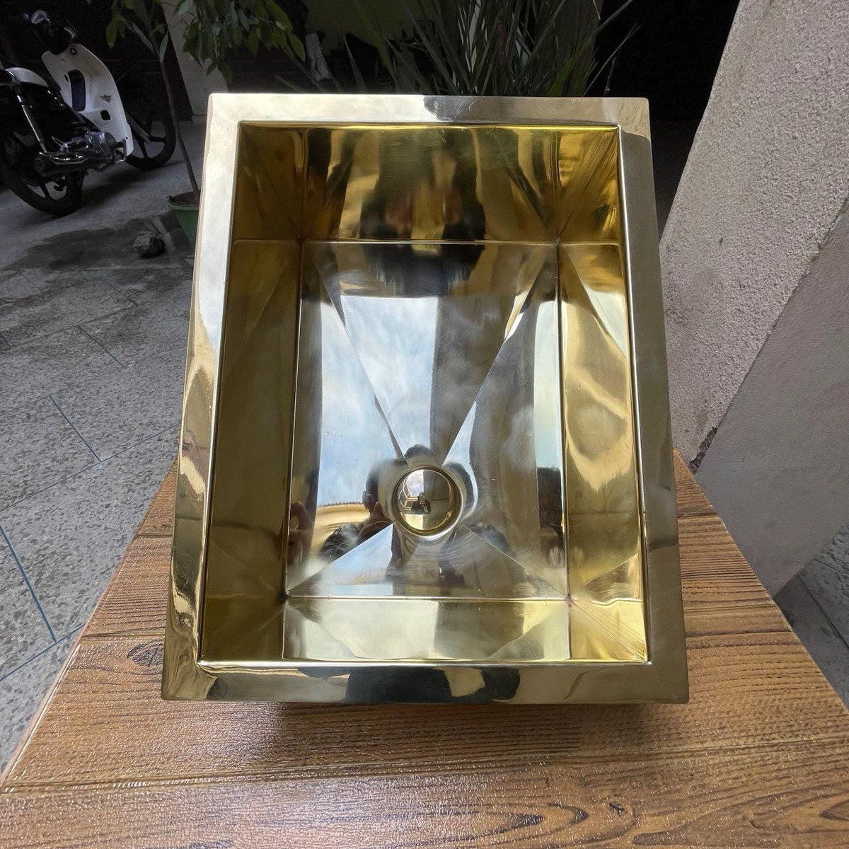 Unlacquered Brass Kitchen Sink: Timeless Elegance