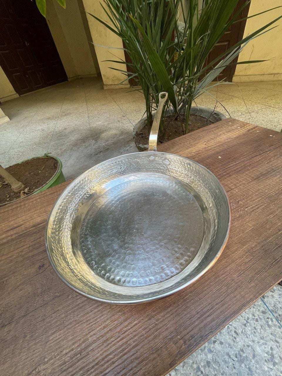 Handmade Copper Frying Pan–Vintage Omelette Skillet Home Decor