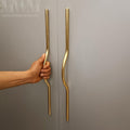 Unique Brass Arch Cabinet Pulls – Handmade Handles