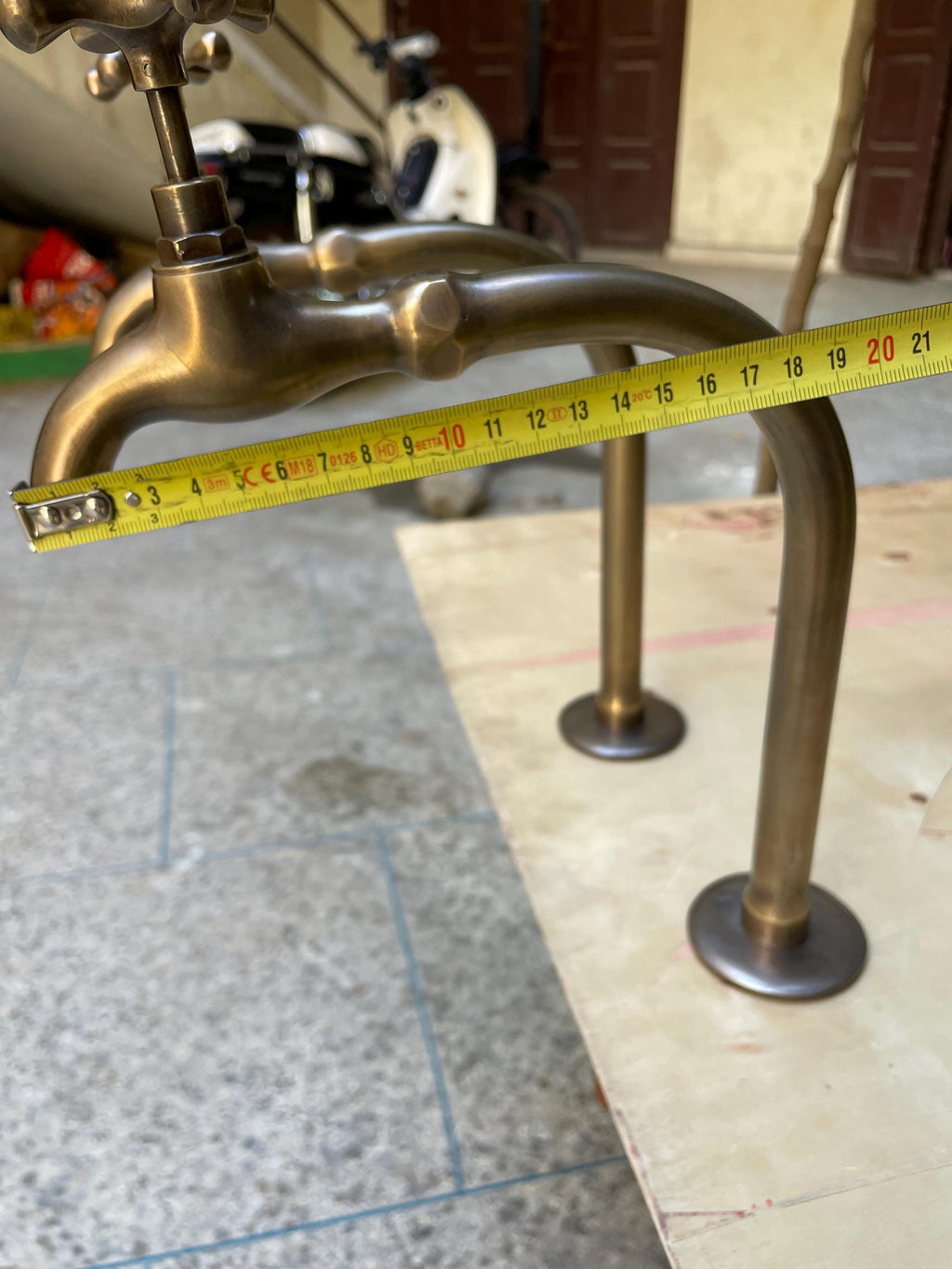 Premium Unlacquered Brass Water Dispenser Faucet - Single Hole Cold Water Filter Tap - Elegant and Durable Design