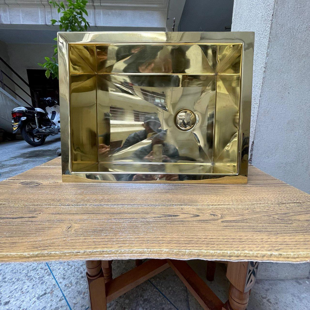Unlacquered Brass Kitchen Sink: Timeless Elegance