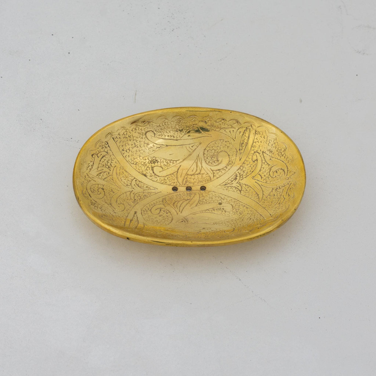 Handcrafted Unlacquered Brass Self Draining Soap Dish, Bar Soap Tray, Countertop Soap Holder, Soap Caddy, Soap Plate Dis