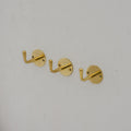 Single Hook solid Unlacquered Brass, Handmade Brass Hook, Coat Hook, Wall Hook