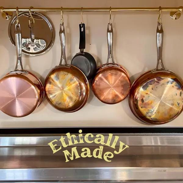 Brass pot rail Hand crafted Natural Unlacquered Brass Wall Mounted Pot Rack, Brass Kitchen with Hooks Utensils Pot and P