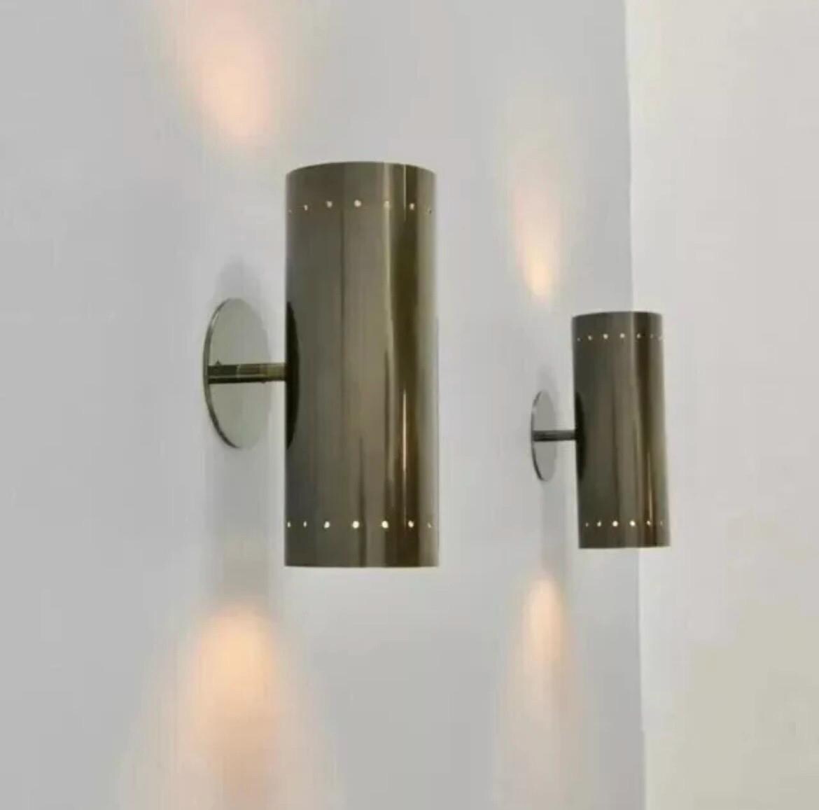 2 Light Mini Handmade Wall Mid Century Modern Raw Brass Sputnik chandelier.Modern Wall Sconce.Italian Brass sconces.mid 